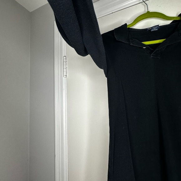 POLO RALPH LAUREN BOYS LONG SLEEVE Red PONY SHIRT Black Size Large (16/18) - Picture 7 of 8